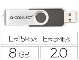 Memoria Flash Q-Connect USB 2.0 8 GB